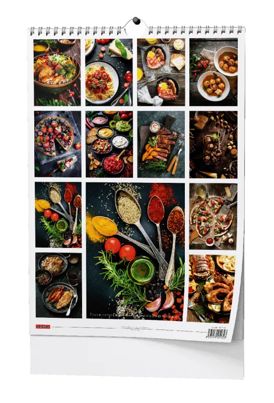 Nástěnný kalendář 2026 Gourmet  - A3