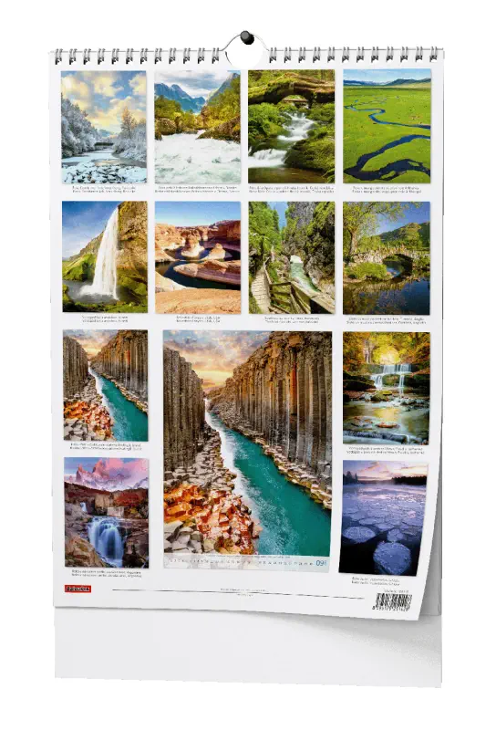 Nástěnný kalendář 2026 Řeka čaruje - A3