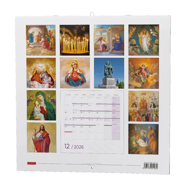 Nástěnný kalendář 2026 Katolický kalendář (s modlitbami)