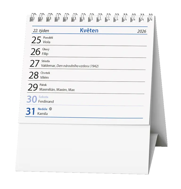 Stolní kalendář 2026 MINI kalendář