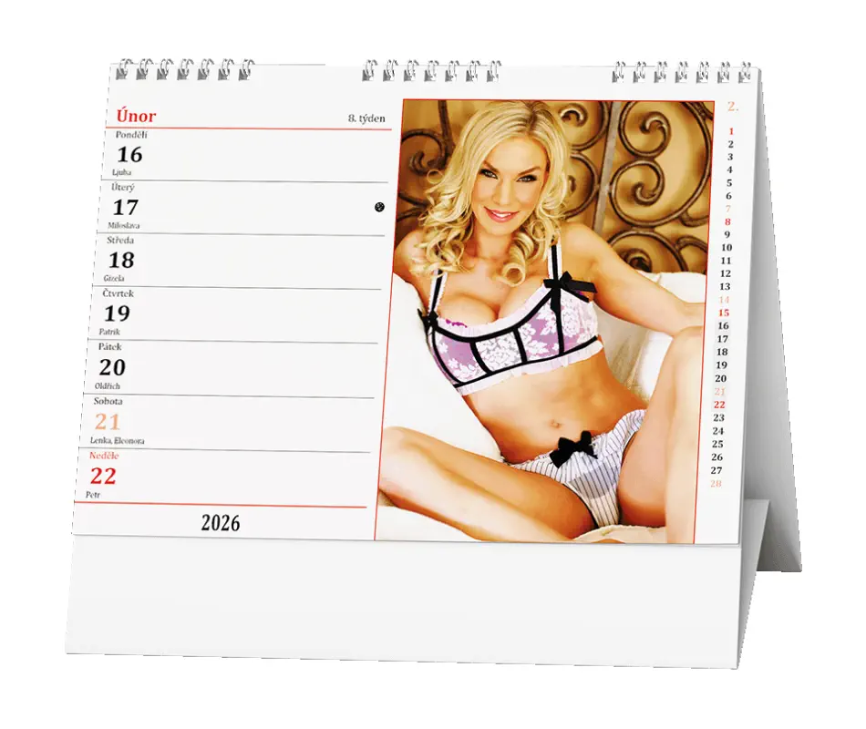 Stolní kalendář 2026 Girls