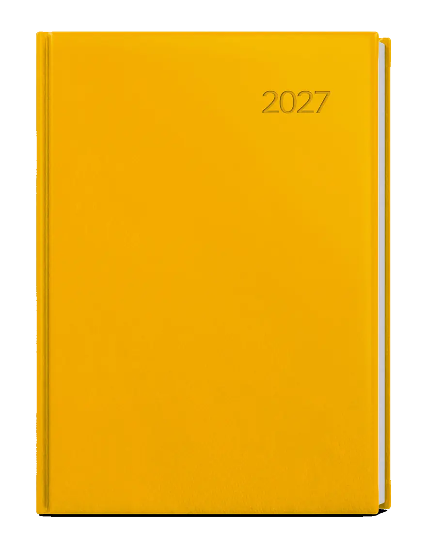 Diář 2027 Denní diář - Adam - Vivella - B6 - okrová
