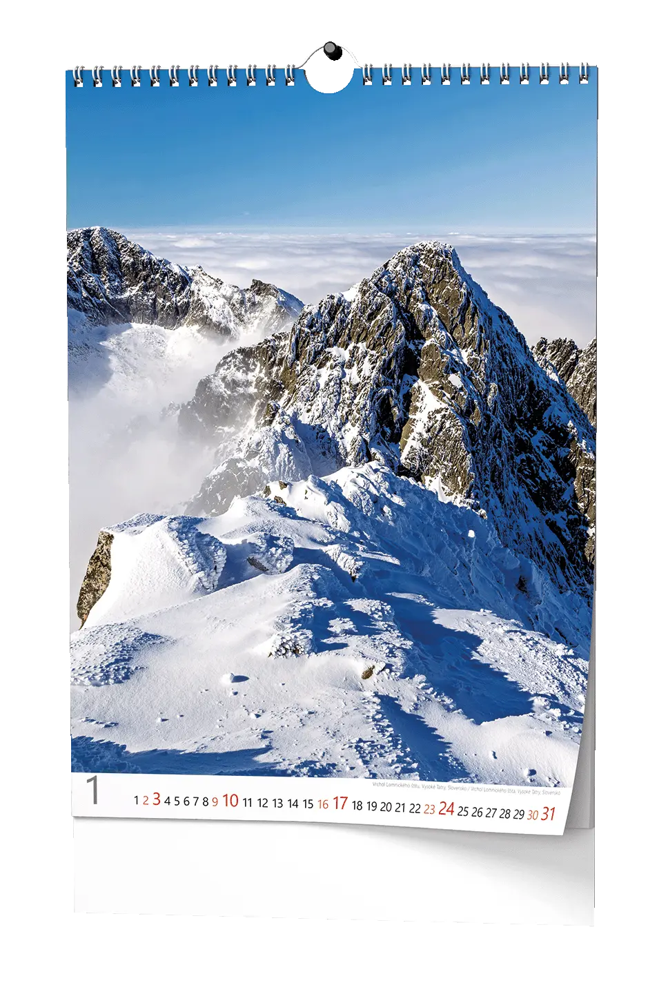 Nástěnný kalendář 2027 Nástěnný kalendář - Tatry - A3