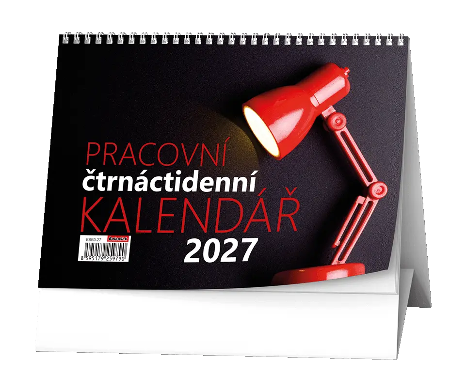 Stolní kalendář 2027 Stolní kalendář - Pracovní kalendář Čtrnáctidenní