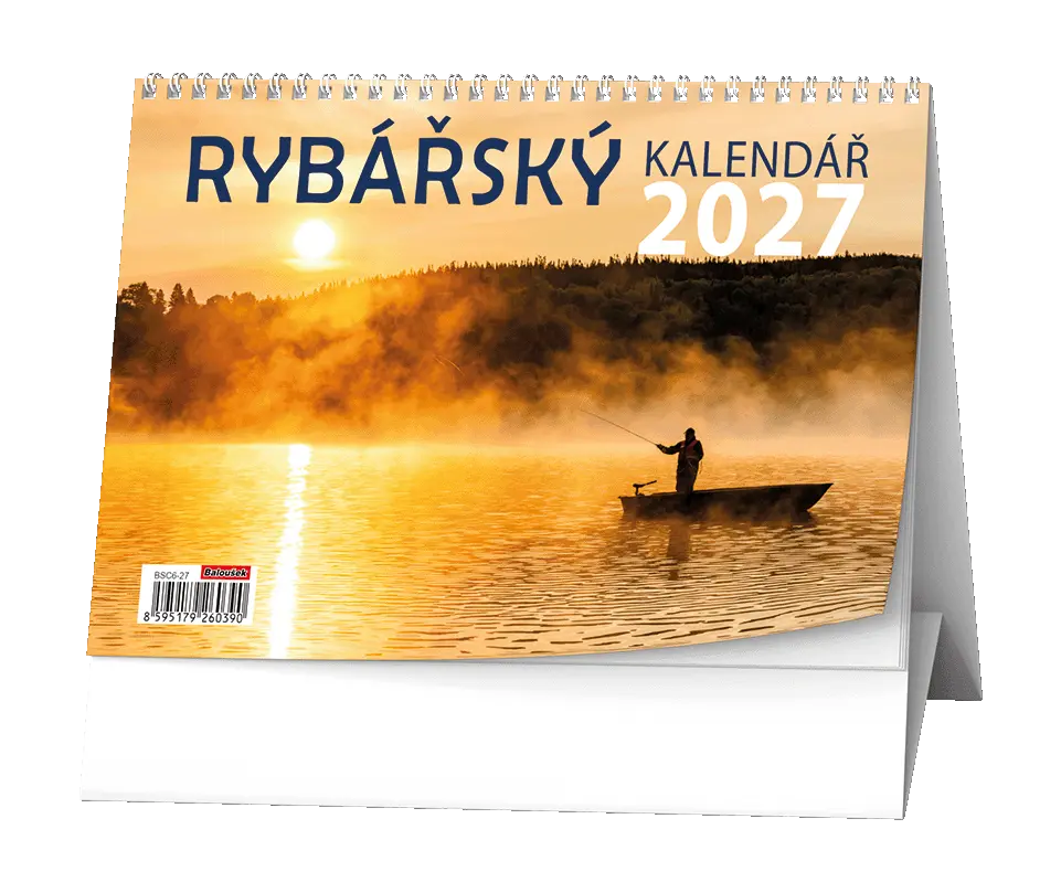 Stolní kalendář 2027 Stolní kalendář - Rybářský kalendář