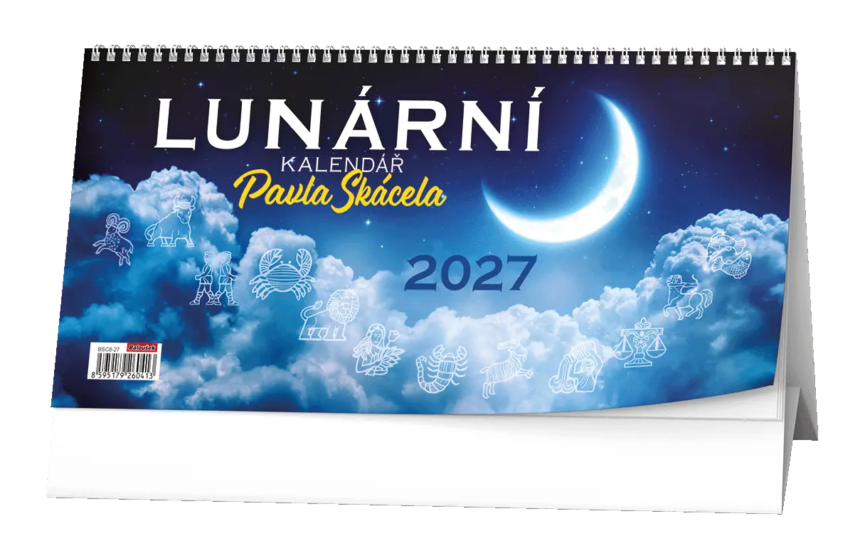 Stolní kalendář 2027 Stolní kalendář - Lunární kalendář Pavla Skácela