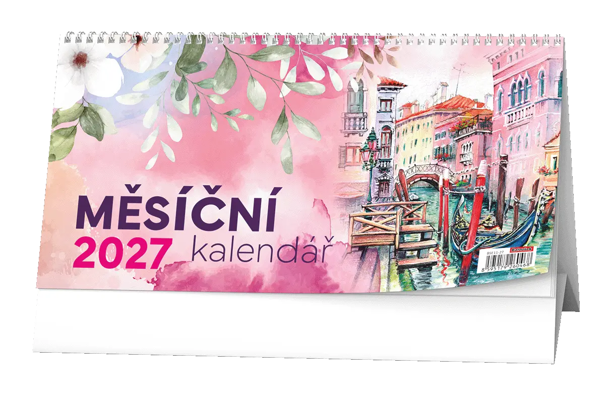 Stolní kalendář 2027 Stolní kalendář - Měsíční kalendář (měsíční kalendárium)