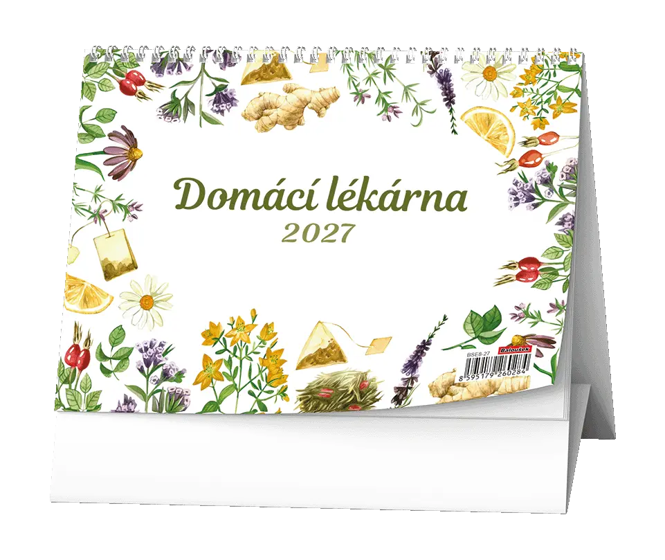 Stolní kalendář 2027 Stolní kalendář - Domácí lékárna
