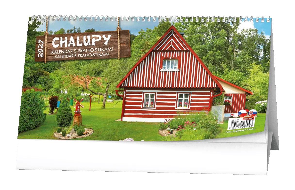 Stolní kalendář 2027 Stolní kalendář - Chalupy