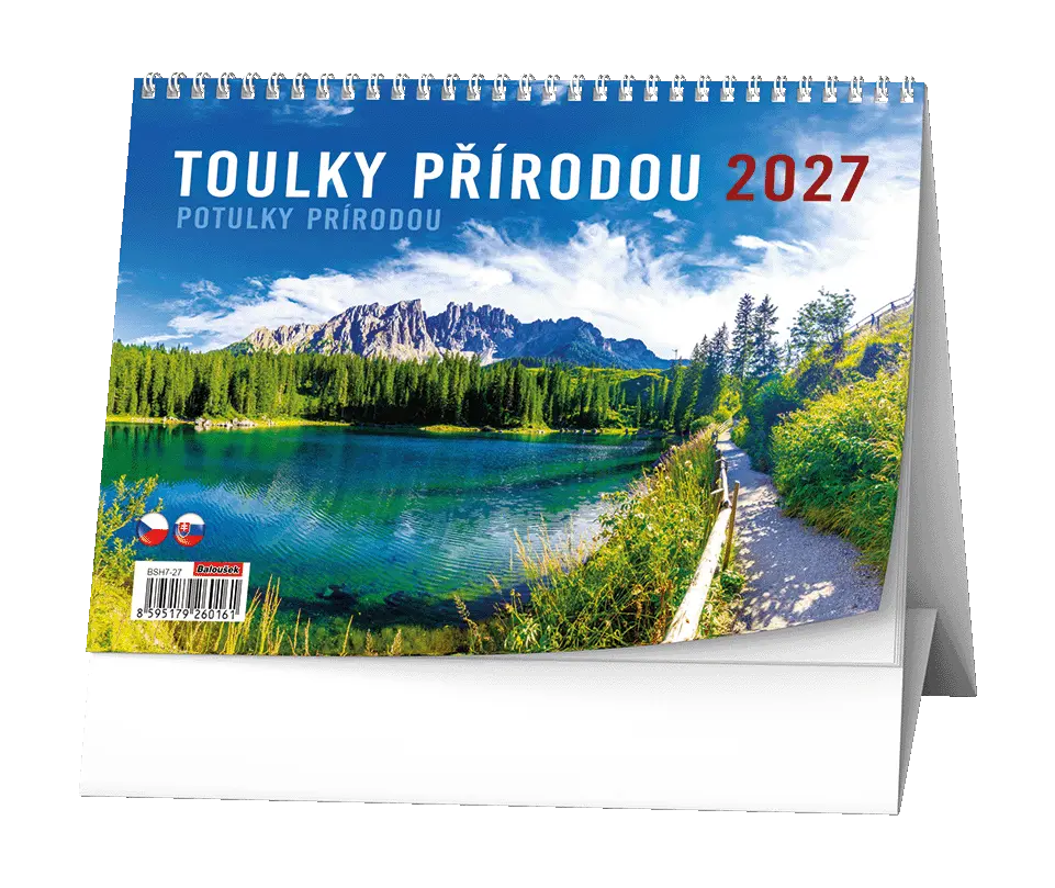 Stolní kalendář 2027 Stolní kalendář - Toulky přírodou