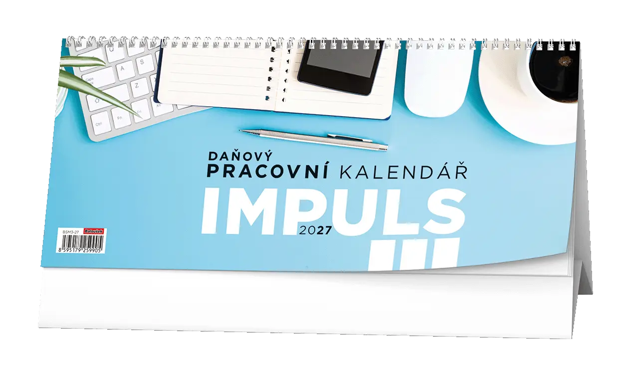 Stolní kalendář 2027 Stolní kalendář - Pracovní kalendář IMPULS III