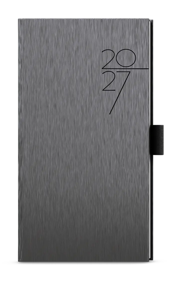 Diář 2027 Týdenní diář - Jakub - ForMen - kapesní - Grey