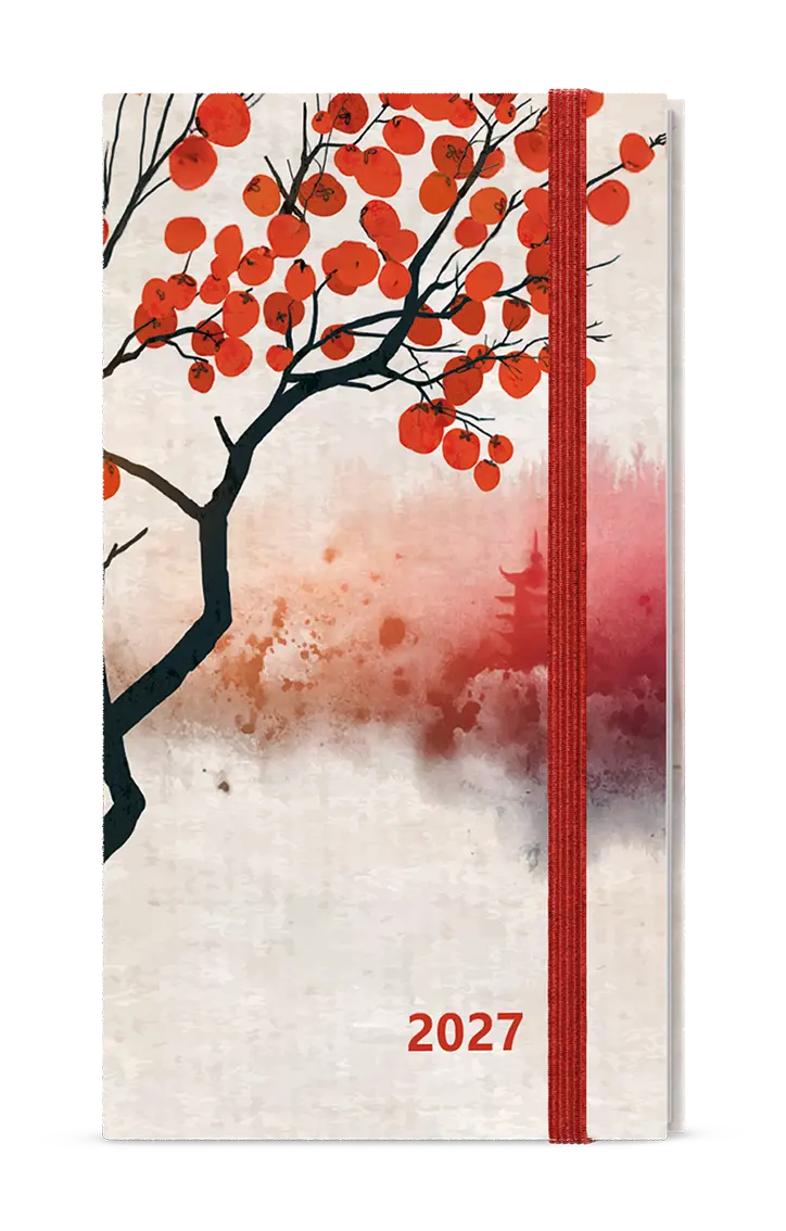 Diář 2027 Týdenní diář - Jakub - Lamino - kapesní - Zen