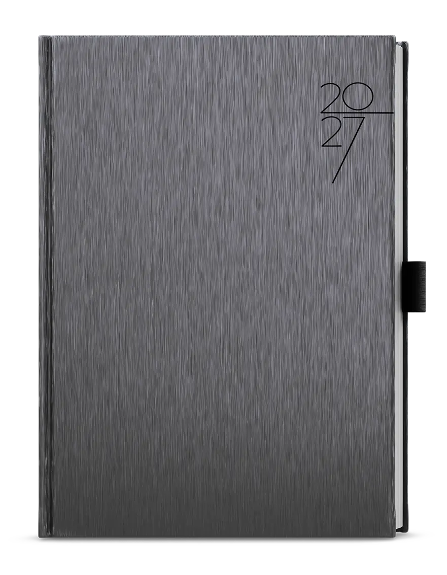 Diář 2027 Týdenní diář - Oskar - ForMen - A5 - Grey