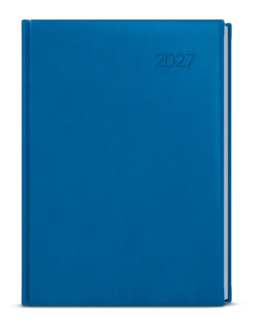 Diář 2027 Týdenní diář - Oskar - Vivella - A5 - jasně modrá