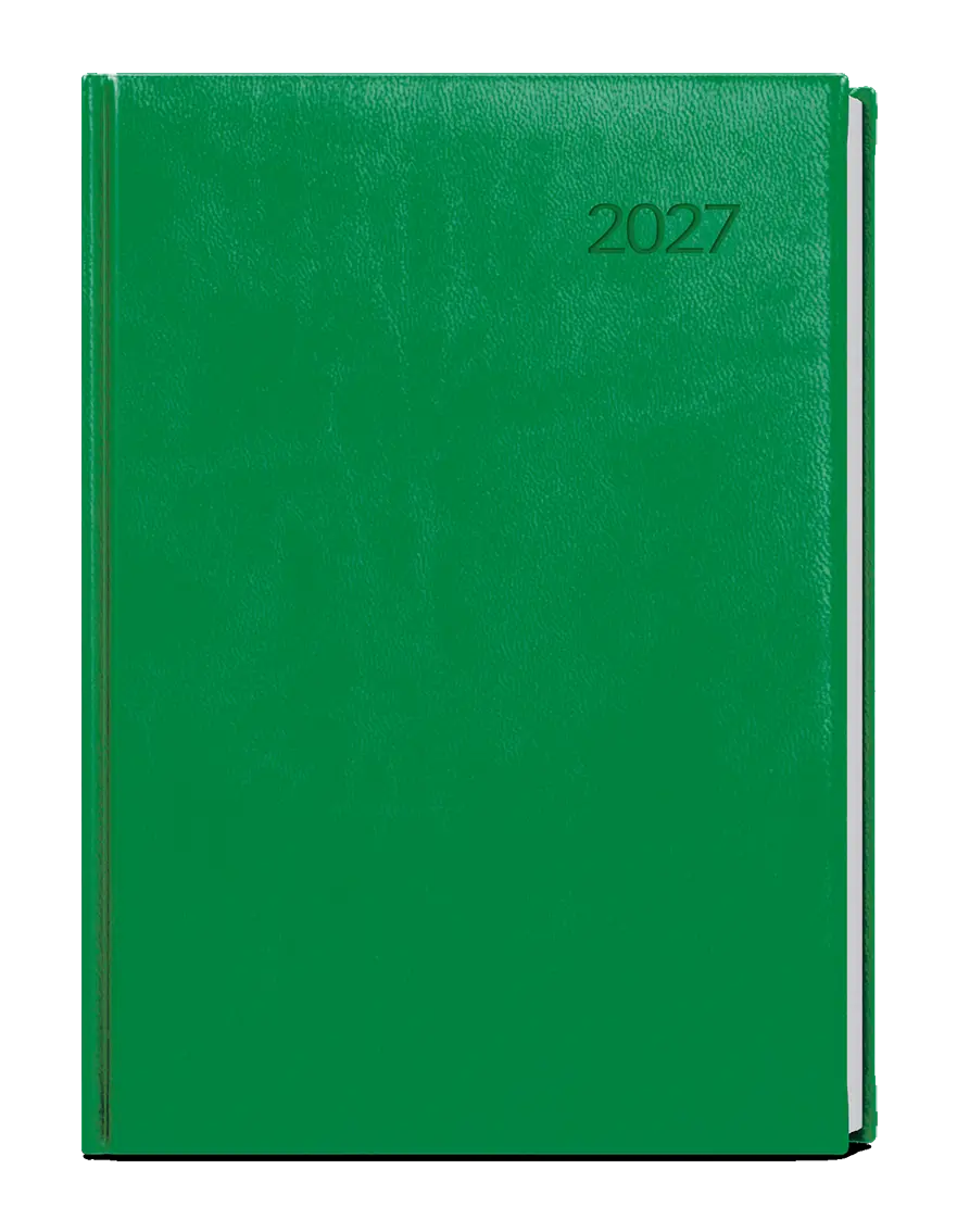 Diář 2027 Týdenní diář - Oskar - Vivella - A5 - jasně zelená