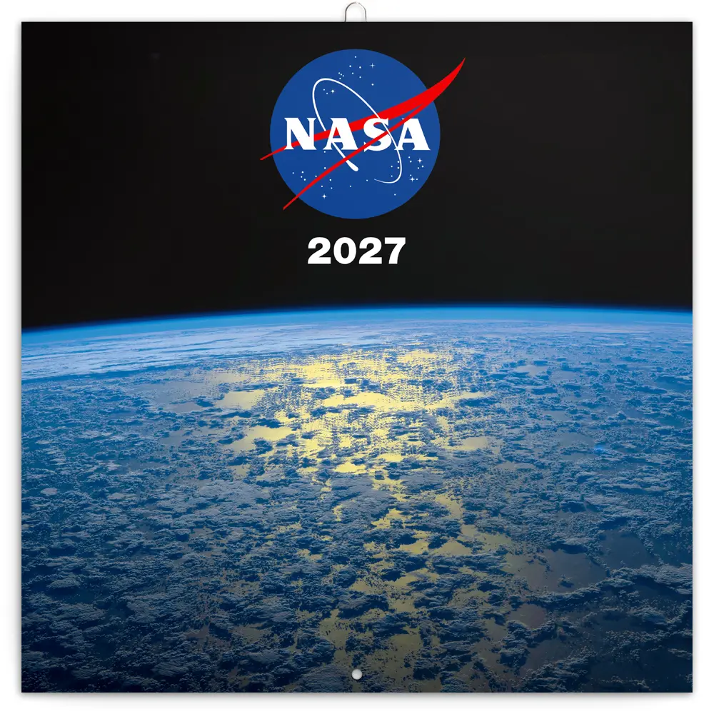 NOTIQUE Grid calendar NASA 2027, 30 x 30 cm
