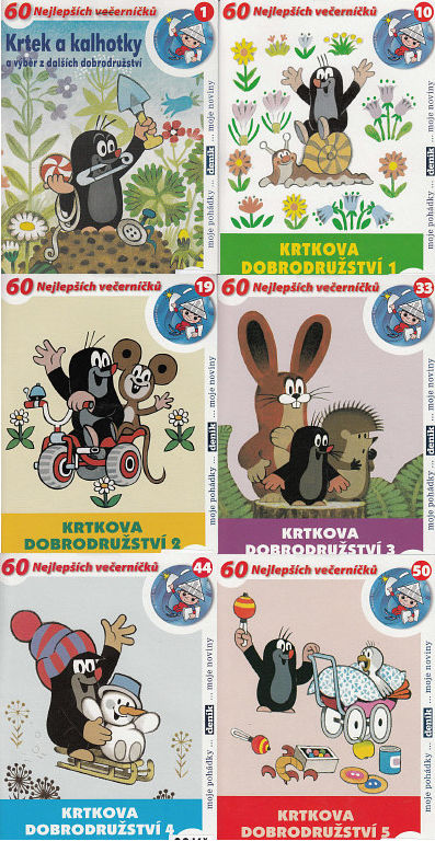 Krtkova dobrodružství - kolekce 6DVD