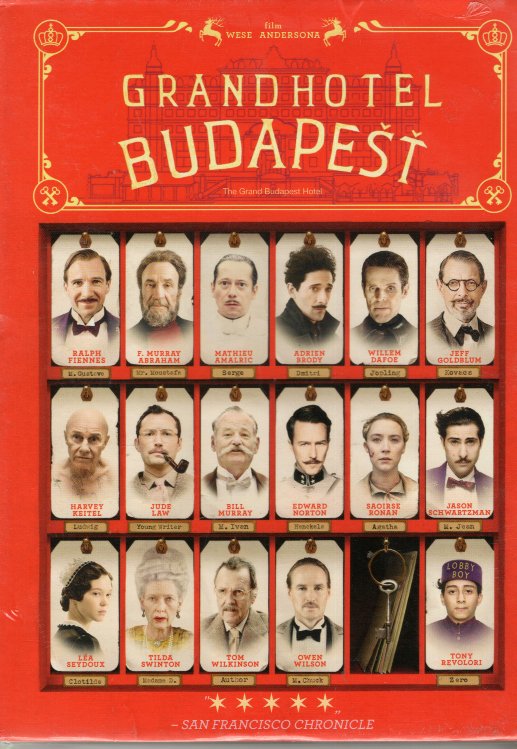 Grandhotel Budapešť DVD