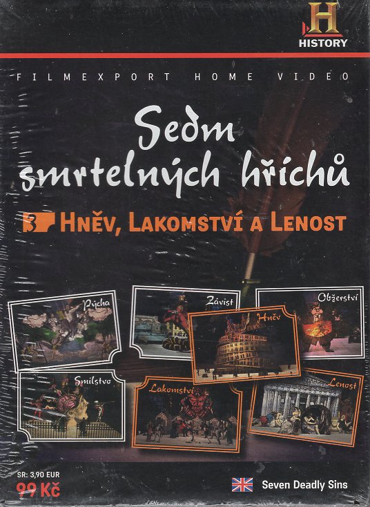 Sedm smrtelných hříchů - DVD 3: Hněv, Lakomství a Lenost