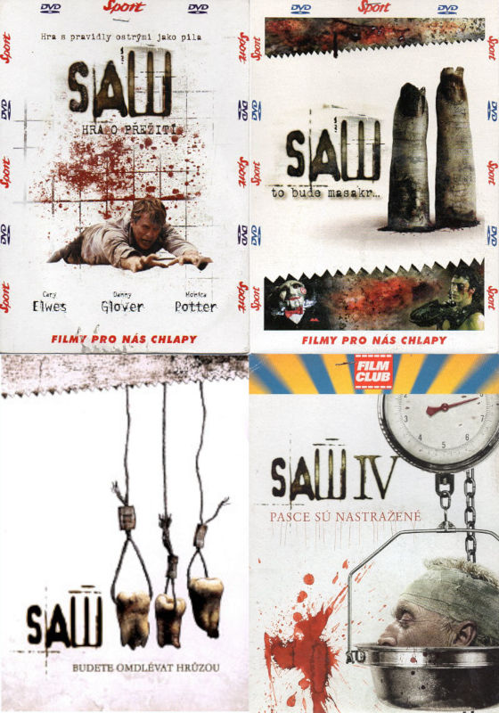 SAW I.-IV. - kolekce 4DVD