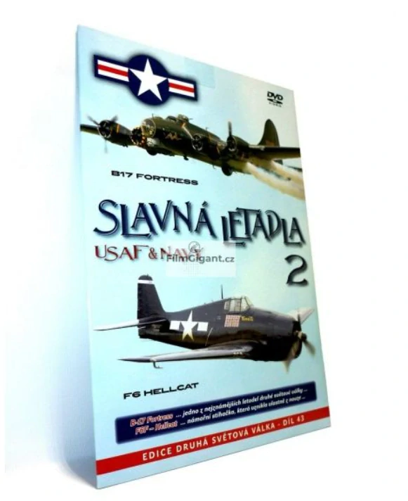 Slavná letadla USAF a NAVY 2 - Edice Druhá světová válka - díl 43 DVD