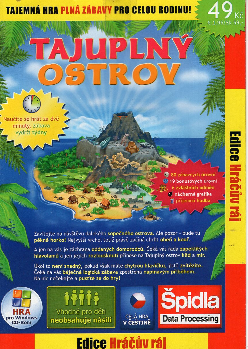 Tajuplný ostrov - Špidla PC hra CD-ROM / v papíru