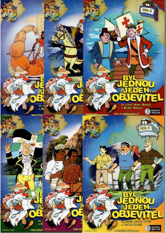 Byl jednou jeden... objevitel 1-6 - kolekce 6DVD
