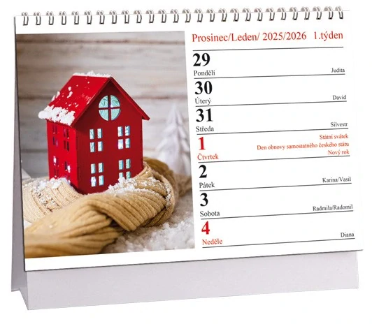 Kalendář Sweet home 2026