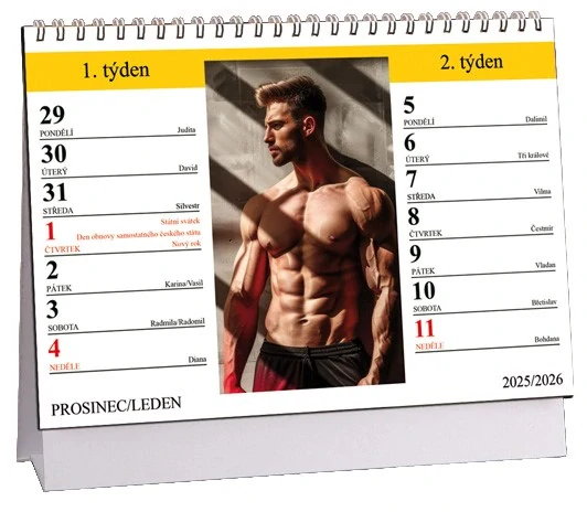 Kalendář Perfekt men 2026