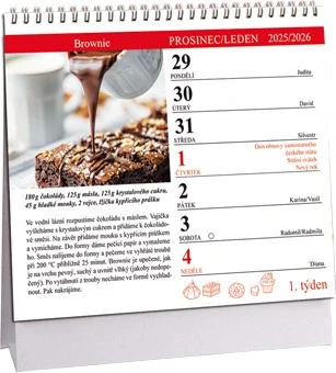 Kalendář Sladké pokušení mini 2026