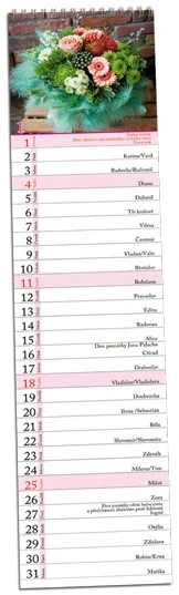 Kalendář Květiny 2026 - kravata