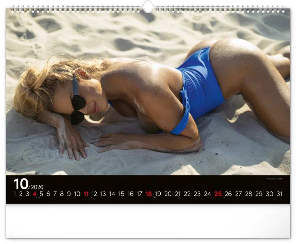 Nástěnný kalendář Summer Paradise 2026, 48 x 33 cm