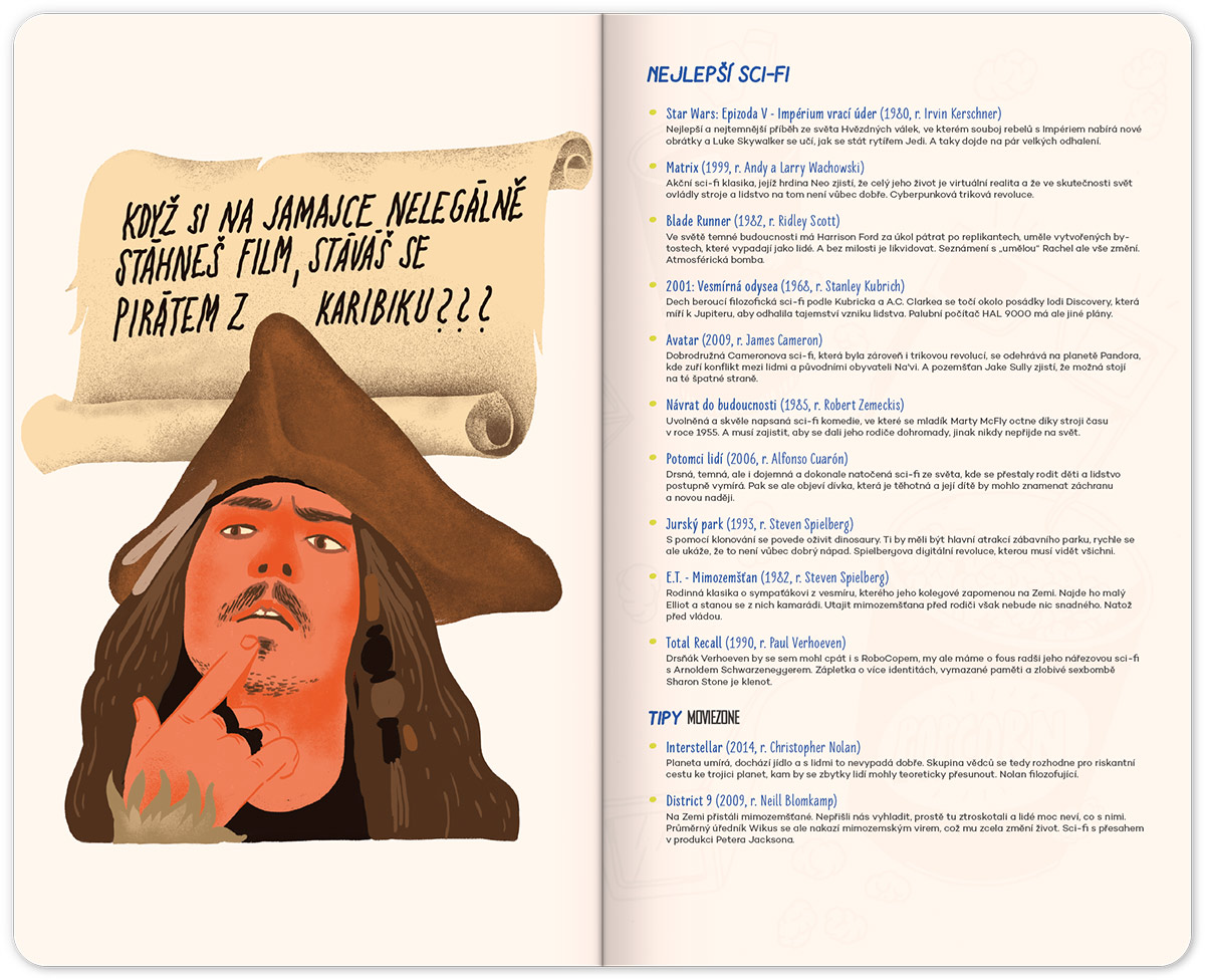 Presco Notes Zápisník filmožrouta A5