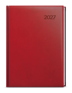 Diář 2027 Denní diář - Ctirad - Vivella - A5 - bordó