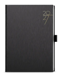 Diář 2027 Denní diář - David - ForMen - A5 - Black