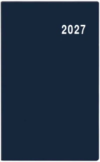 Diář 2027 Měsíční diář - Marika - PVC - modrá