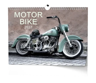 Nástěnný kalendář 2027 Nástěnný kalendář - Motorbike - A3