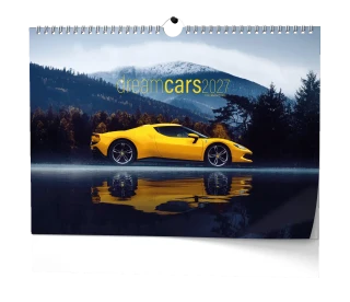 Nástěnný kalendář 2027 Nástěnný kalendář - Dream Cars - A3