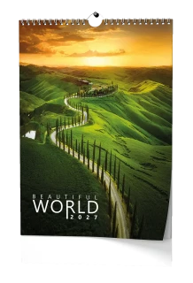 Nástěnný kalendář 2027 Nástěnný kalendář - Beautiful world - A3