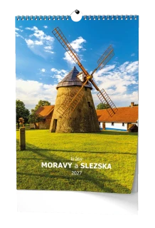 Nástěnný kalendář 2027 Nástěnný kalendář - Krásy Moravy a Slezska - A3
