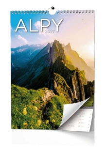 Nástěnný kalendář 2027 Nástěnný kalendář - Alpy - A3
