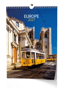 Nástěnný kalendář 2027 Nástěnný kalendář - Europe - A3