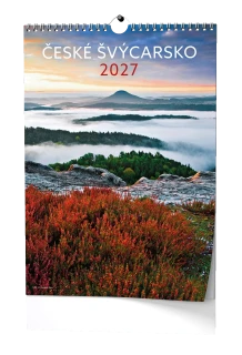 Nástěnný kalendář 2027 Nástěnný kalendář - České Švýcarsko - A3