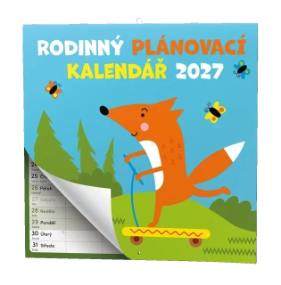 Nástěnný kalendář 2027 Nástěnný kalendář - Rodinný plánovací kalendář