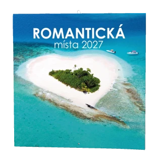 Nástěnný kalendář 2027 Nástěnný kalendář - Romantická místa