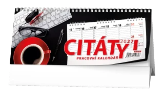 Stolní kalendář 2027 Stolní kalendář - Pracovní kalendář CITÁTY I