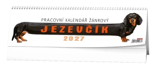 Stolní kalendář 2027 Stolní kalendář - Pracovní kalendář žánrový - Jezevčík