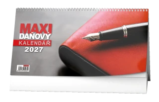 Stolní kalendář 2027 Stolní kalendář - MAXI daňový kalendář