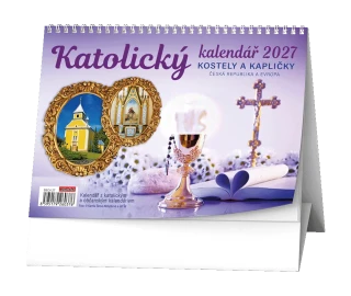 Stolní kalendář 2027 Stolní kalendář - Katolický kalendář /kostely a kapličky/